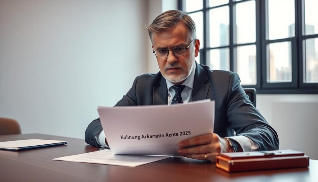 Kündigung Arbeitsverhältnis Rente 2025