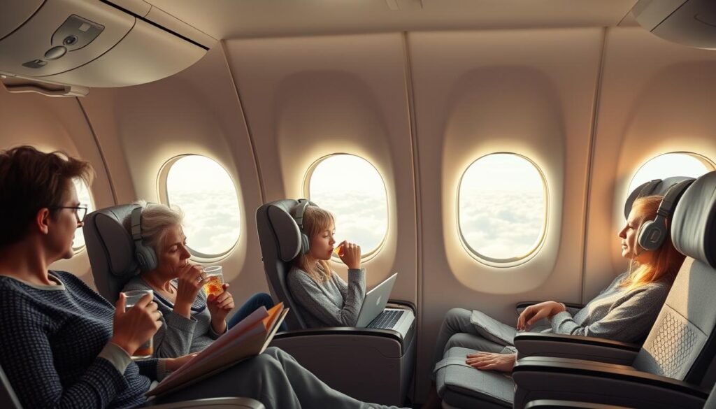 Reisegesundheit im Flugzeug